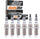 6 Pc Autolite Double Platinum Spark Plugs Compatible with Lexus IS250 2006-2015
