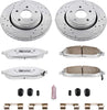 K2219-26 Front Z26 Carbon Fiber Brake Pads with Drilled & Slotted Brake Rotors Kit
