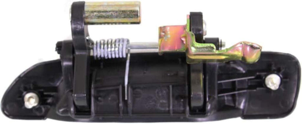 For Honda Civic Exterior Door Handle Rear, Passenger Side Smooth Black (2001-2005) | Trim:All Submodels