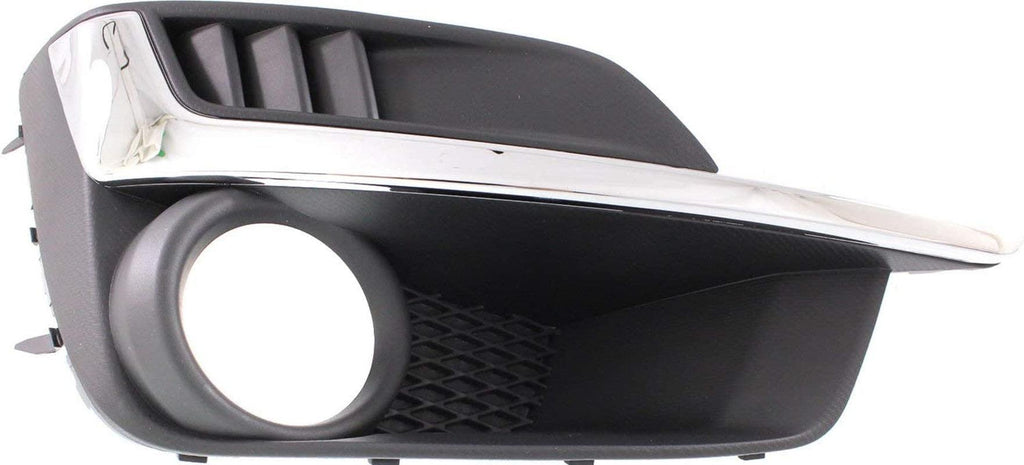 Fog Lamp Molding Compatible with 2015-2016 Subaru Impreza with Fog Lamp Hole Sedan/Wagon Passenger and Driver Side