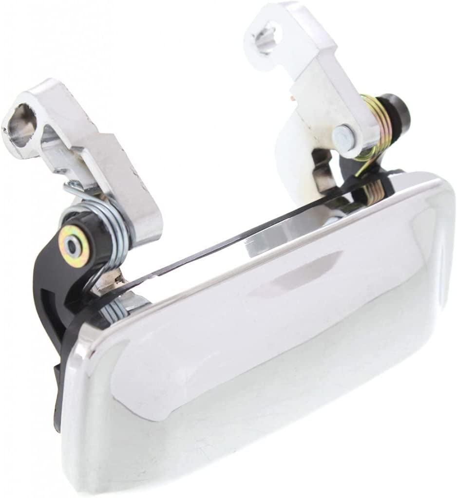 for Mazda B3000 Exterior Door Handle Front, Driver or Passenger Side Chrome (2001-2008) | Trim: SE/DS | MA1310118 | 1F7058420