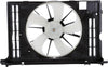 622130 Cooling Fan Assembly Compatible with 2009-2013 Toyota Corolla Black