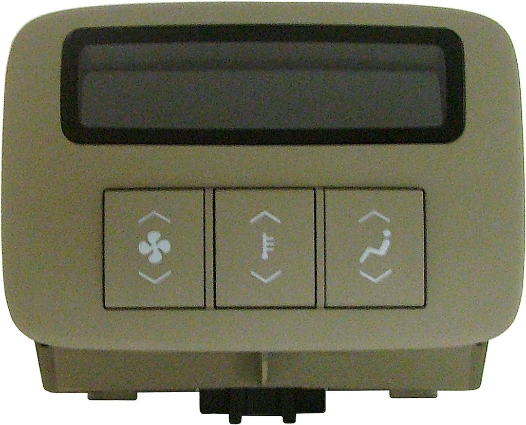 GM Original Equipment 15-73617 Titanium Colored Roof Console Auxiliary Heating and Air Conditioning Control