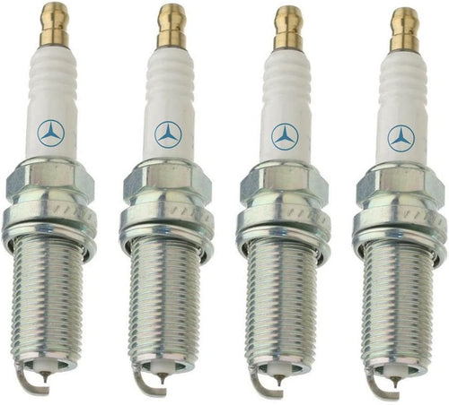 Genuine Set of 4 Spark Plugs for Mercedes-Benz W203 S203 C230 Kompressor