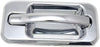 Rear Exterior Door Handle Compatible with 2003-2009 Hummer H2, Set of 2, Driver and Passenger Side, Chrome