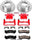 (KC2041) 1-Click Performance Brake Kit with Calipers