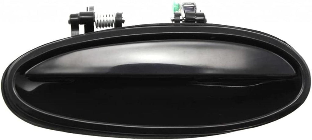 For Buick Lesabre Exterior Door Handle Rear Driver Side Smooth Black 2000-2005 | Trim:All Submodels
