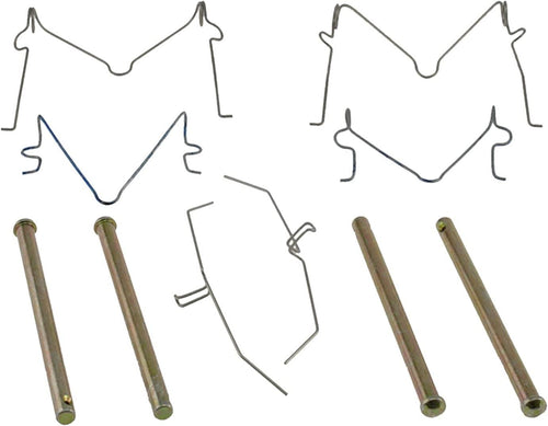 Gold 18K411X Front Disc Brake Caliper Hardware Kit with Springs and Pins