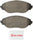 Brembo Front Disc Brake Pad Set for 13-16 CC (P85131N)