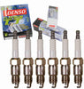 6 Pc DENSO Platinum TT Spark Plugs Compatible with Chevrolet S10 2.8L 4.3L V6 1982-1995