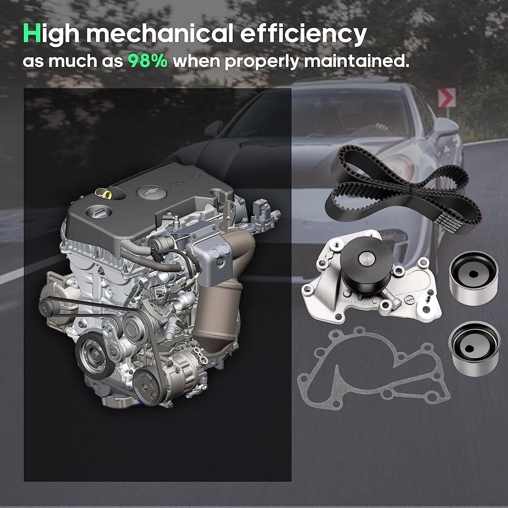 TBK315 Fits 03-09 for Hyundai Tucson Tiburon 2.7L 2.7 DOHC G6BA Timing Belt Kit Water Pump