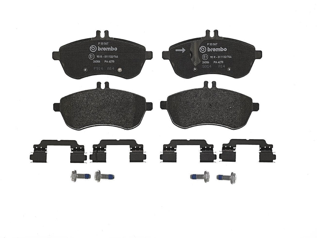 Brembo Front Disc Brake Pad Set for C250, SLK250, C300 (P50067)