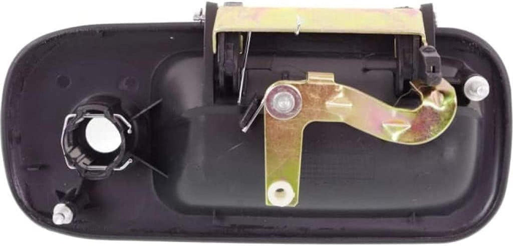 For Chevy Express 1500 Exterior Door Handle Front Driver Side Textured Black 2010-2014 | with Key Hole| Trim: Base/Ls/Lt