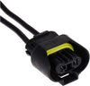Dorman 645-214 Fog Lamp Connector Compatible with Select Ford / Lincoln / Mercury Models