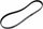 GM Original Equipment 25187071 V-Ribbed Serpentine Belt