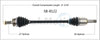 Sb-8122 - Front Passenger Side Cv Axle Shaft