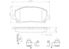 Brembo Front Disc Brake Pad Set for 01-07 Highlander (P83078N)