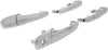 Exterior Front Door Handle Compatible with Ford Fusion 2006-2012 Set Set of 4 (RH and LH) All Chrome Plastic (And Rear)