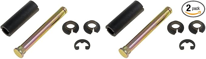 Dorman 38439 Front Door Hinge Pin and Bushing Kit - 1 Pin, 2 Bushings, 1 Sleeve and 1 Clip Compatible with Select Jeep Models (Pack of 2)