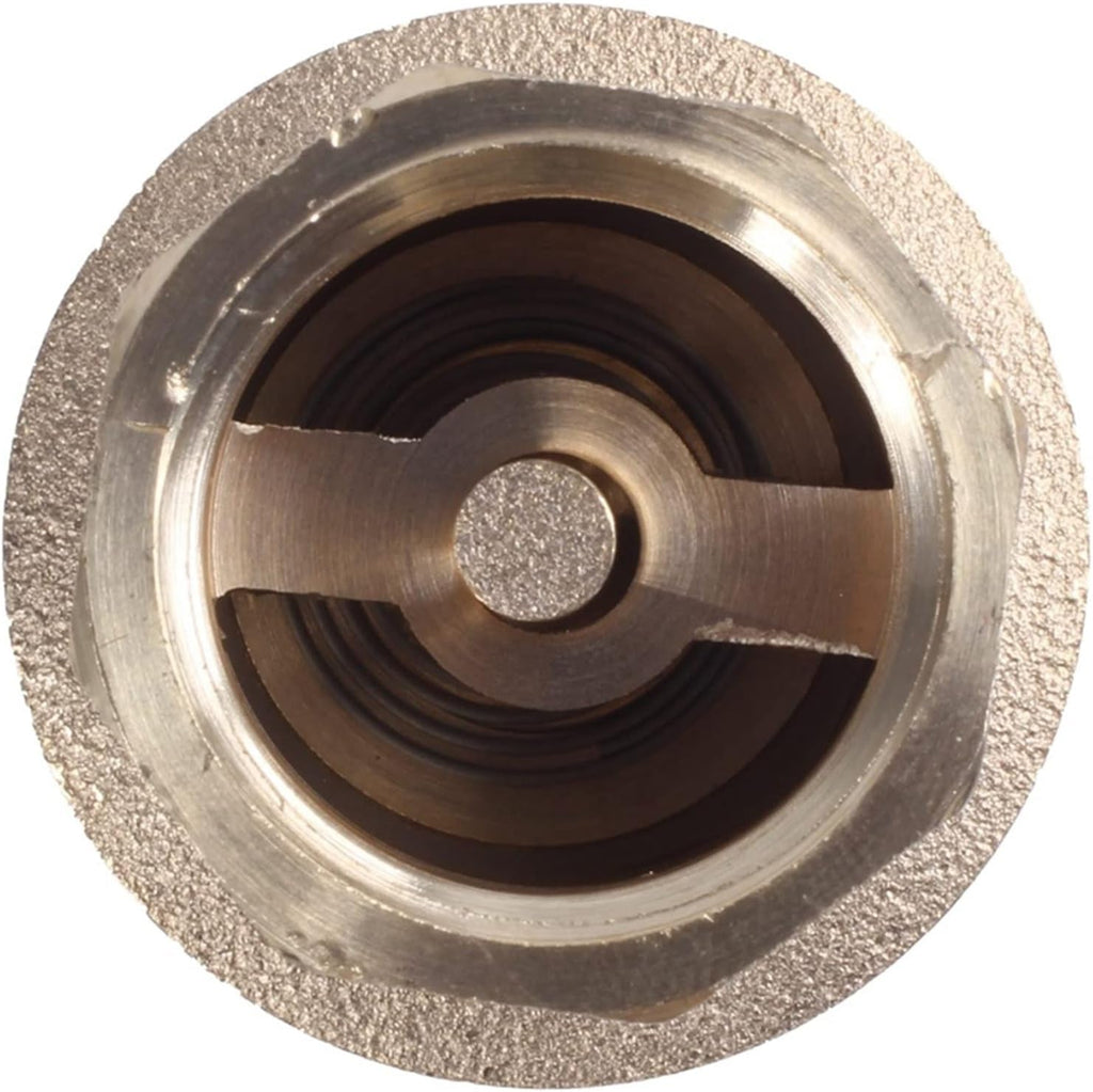 Withstand High Pressure and Temperature Extremes 2X Golden Water Oil Spring 1/2 Inch Thread BSPP Female Male In-Line Non-Return Valve