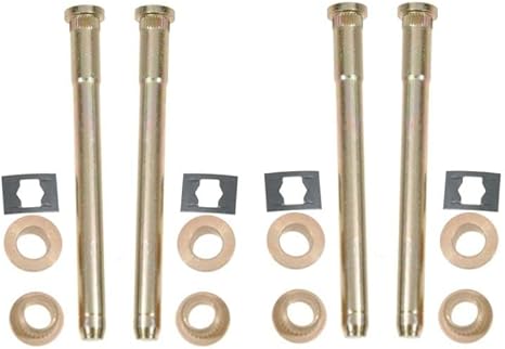 Door Repair Hinge Pin and Bushing Kit Compatible with Chevy GMC Olds Pickup Truck SUV