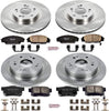 KOE2441 Autospecialty Front and Rear Replacement Brake Kit-Oe Brake Rotors & Ceramic Brake Pads