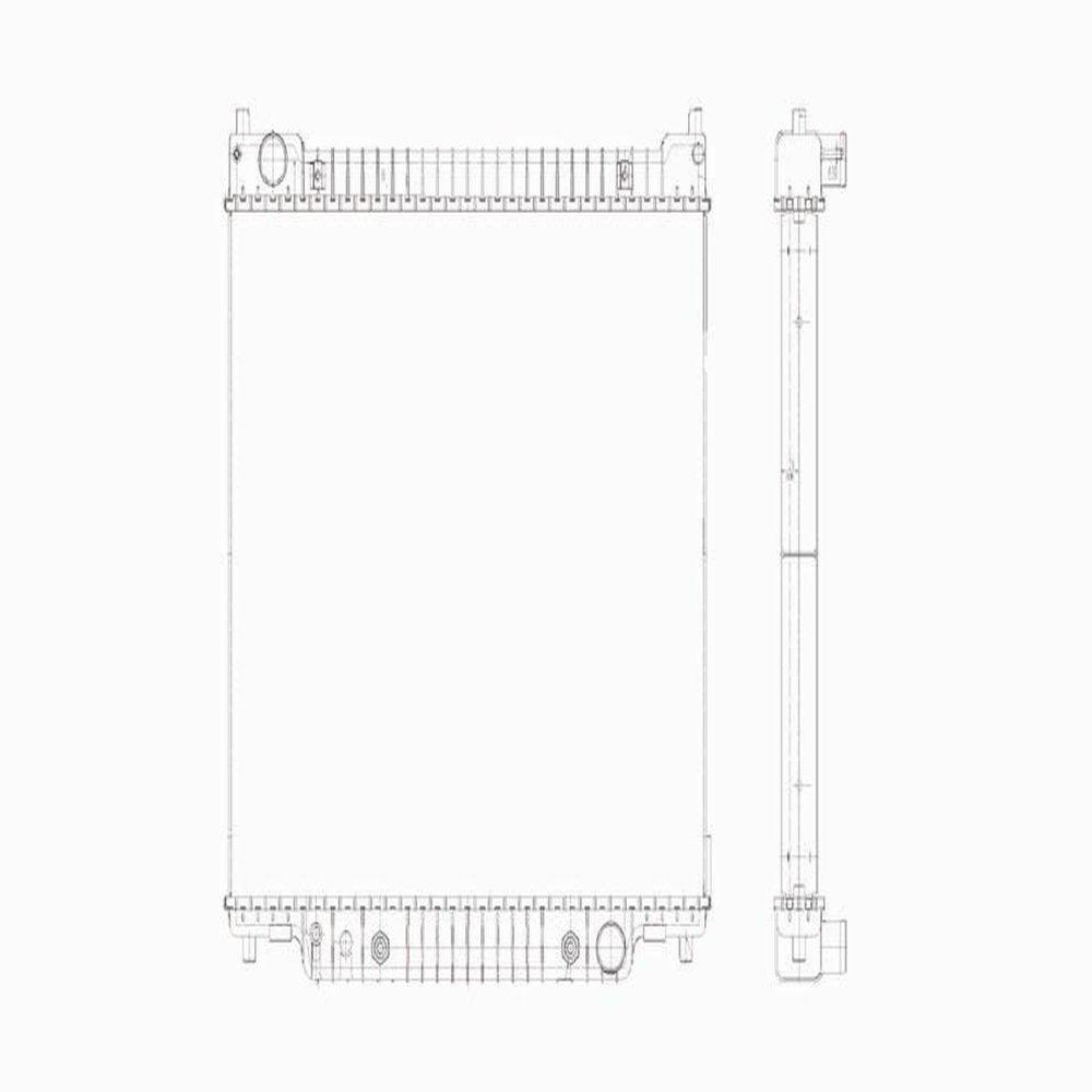 Radiator Fits 1974 Mazda B1600