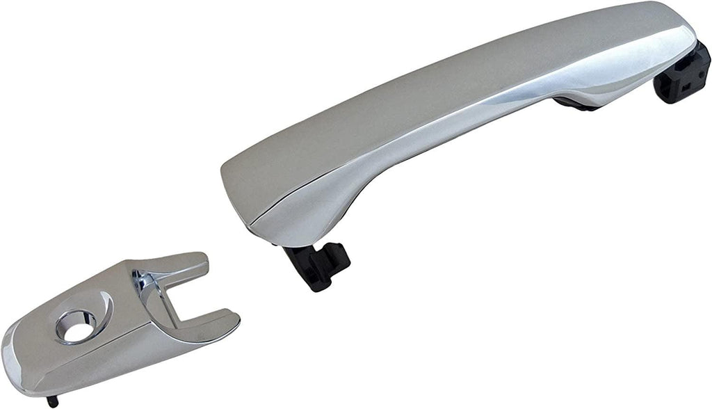 Dorman 90616 Front Driver Side Exterior Door Handle Compatible with Select Ford Models, Chrome