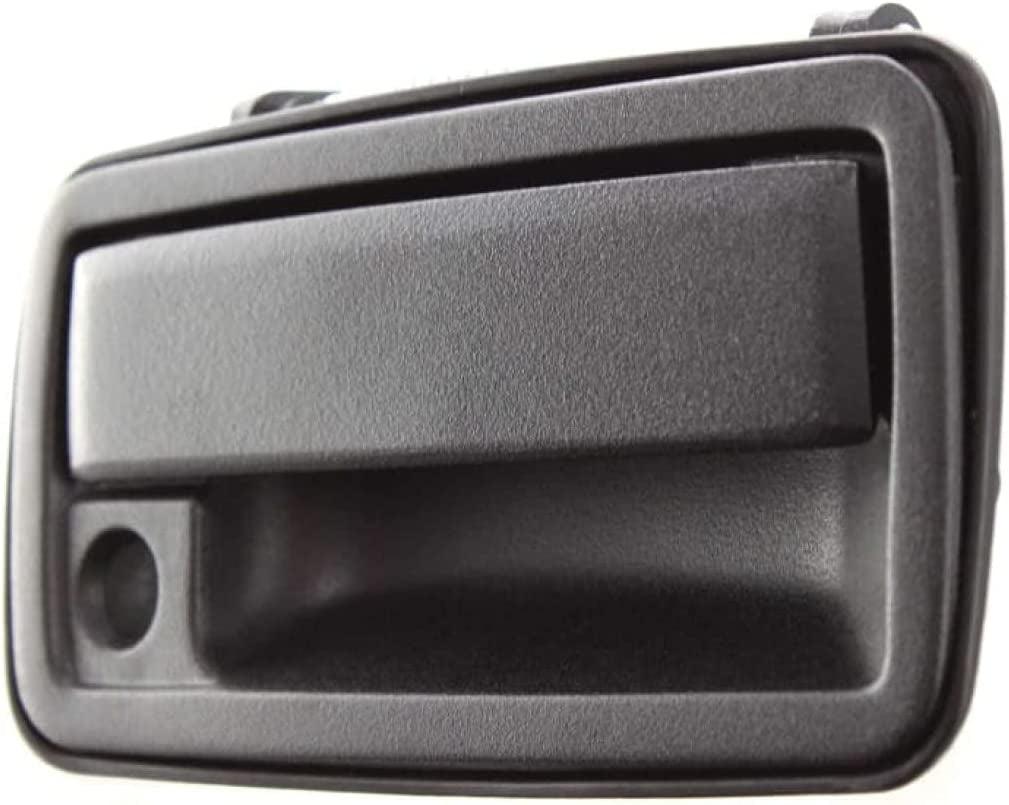 for GMC Sonoma Exterior Door Handle Front, Passenger Side Textured Black (1994-2004) | with Key Hole | Trim: SLE/SLS/SL | GM1311117 | 15202912