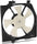 Factory Style A/C Condenser Fan Assembly Compatible with 95-98 Mazda Protege 1.5L,OEM-RF-0777
