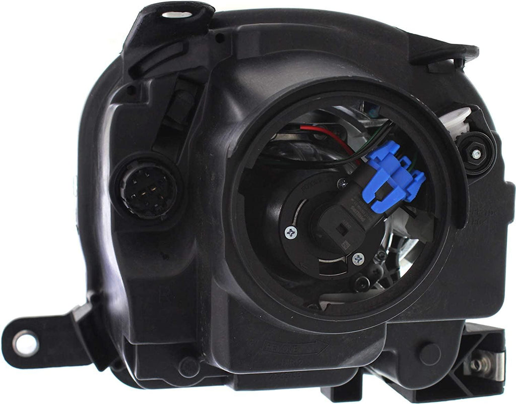 Headlight Assembly Compatible with 2012-2018 Fiat 500 Halogen Hatchback Passenger Side