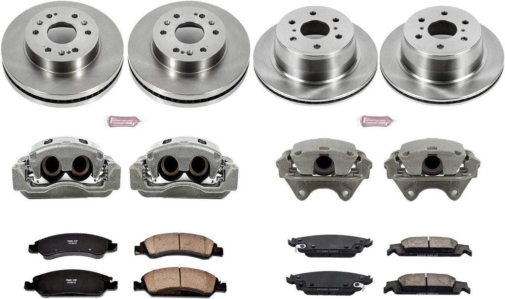 KCOE6560 Autospecialty 1-Click OE Replacement Brake Kit with Calipers