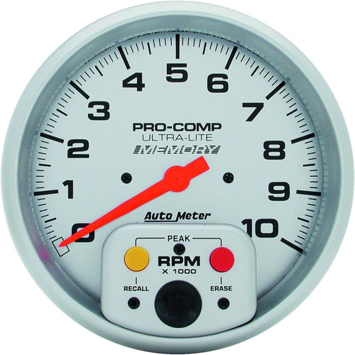 4494 Ultra-Lite In-Dash Single Range Tachometer 5.000 In.