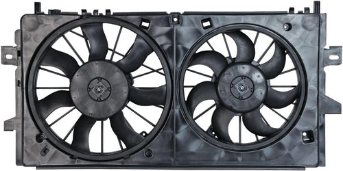 621430 Cooling Fan Assembly Compatible with 2006-2016 Chevrolet Impala, Black