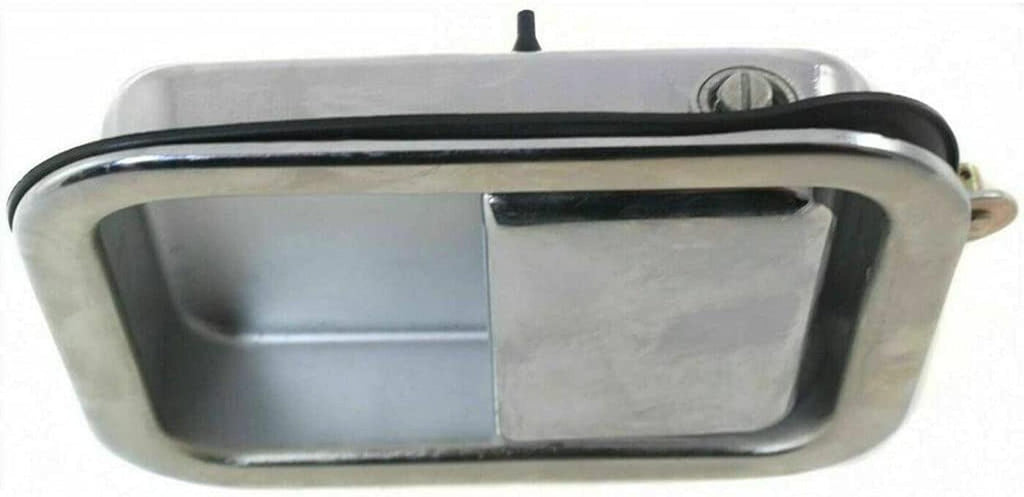 Compatible with Jeep Wrangler YJ Exterior Door Handle 1987-1995 Passenger Side | Front | Chrome | Trim: All Submodels | CH1310167 | J5758173-PFM