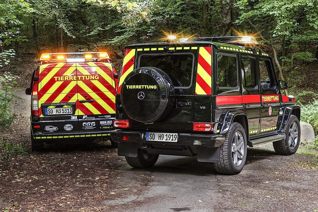 HELLA 2RL 010 979-011 Led-Rotating Beacon - Rotaled - 12/24V - Amber - Flexible Pipe Sockets - Amber