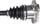 NCV10142XD XD Series CV Axle Shaft Assembly for Extreme Weather Environments - Left or Right Front (Driver or Passenger Side)
