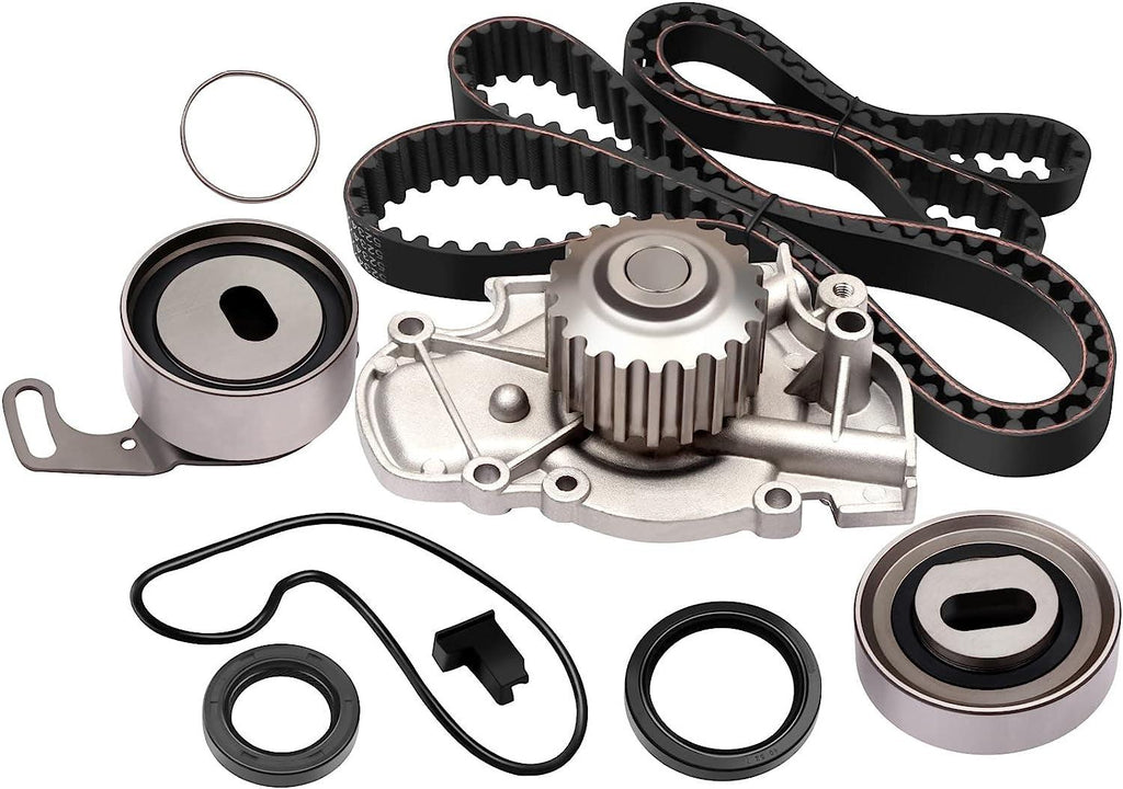 Timing Belt Water Pump Kit Fit for 1990-1997 for Honda Accord Odyssey Prelude Isuzu Oasis 2.2L Engine F22A1 F22A4 F22A6 F22B2 F22B6 L4 SOHC 16 Valve