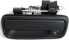 Front Exterior Door Handle Kit Compatible with 1995-2004 Toyota Tacoma Textured Black Driver and Passenger Side