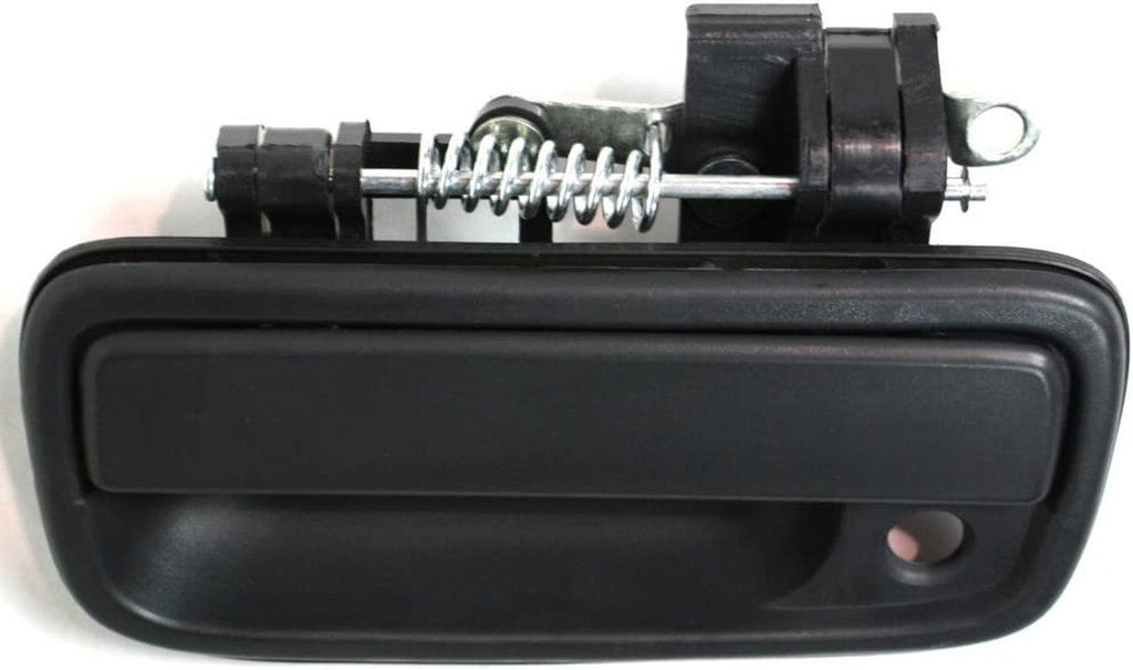Front Exterior Door Handle Kit Compatible with 1995-2004 Toyota Tacoma Textured Black Driver and Passenger Side