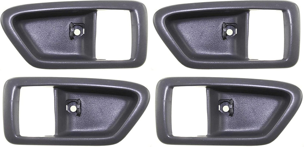 Door Handle Trim Set of 4 Compatible with 1997-2001 Toyota Camry, Fits 1997-2001 Lexus ES300, Fits 1999-2003 Toyota Solara Front and Rear, Driver and Passenger Side Sedan