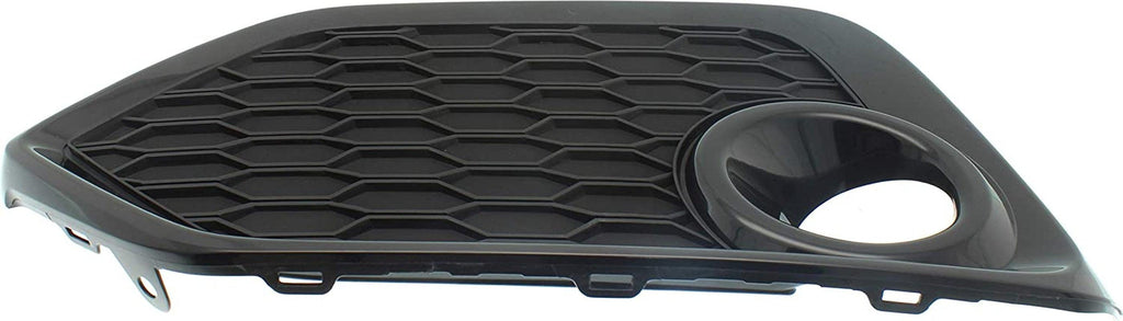 Fog Lamp Molding Compatible with 2017-2018 Honda Civic Side Garnish Coupe/Hatchback/Sedan Driver Side