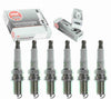 6 Pc NGK V-Power Spark Plugs Compatible with BMW X5 3.0L L6 2001-2006