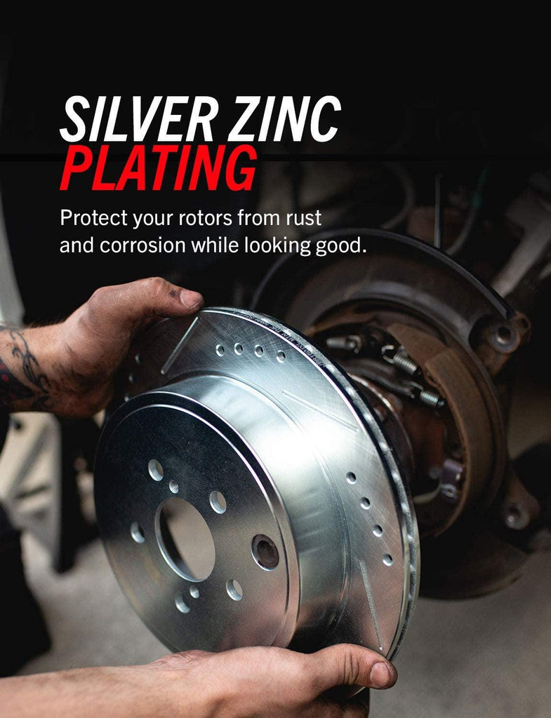 Power Stop K2067-36 Front Z36 Truck & Tow Brake Kit, Carbon Fiber Ceramic Brake Pads and Drilled/Slotted Brake Rotors