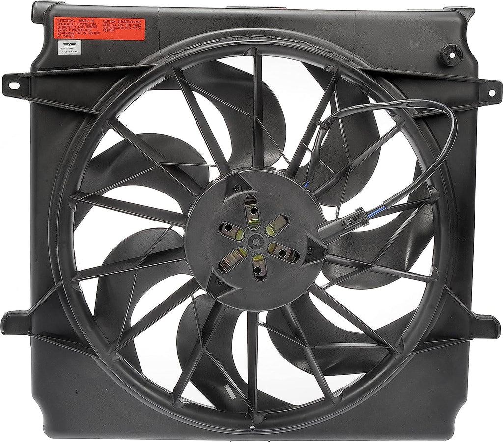 Dorman 620-053 Engine Cooling Fan Assembly Compatible with Select Jeep Models