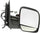 Dorman 955-1453 Passenger Side Power Door Mirror - Folding Compatible with Select Ford Models, Black