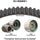 Dayco Engine Timing Belt Kit for Odyssey, Pilot, CL, TL, MDX, Accord 95286K1