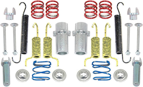 Professional 18K1140 Rear Parking Brake Hardware Kit with Springs, Adjusters, Pins, and Retainers