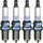 OEM NGK Set of 4 Spark Plugs for Audi A6 Quattro S5 S6 S8 Q7 VW Touareg