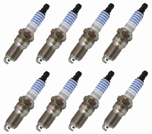 Set of 8 Spark Plugs Genuine FORD MOTORCRAFT SP413 OEM # AGSF32N V8 Nickle